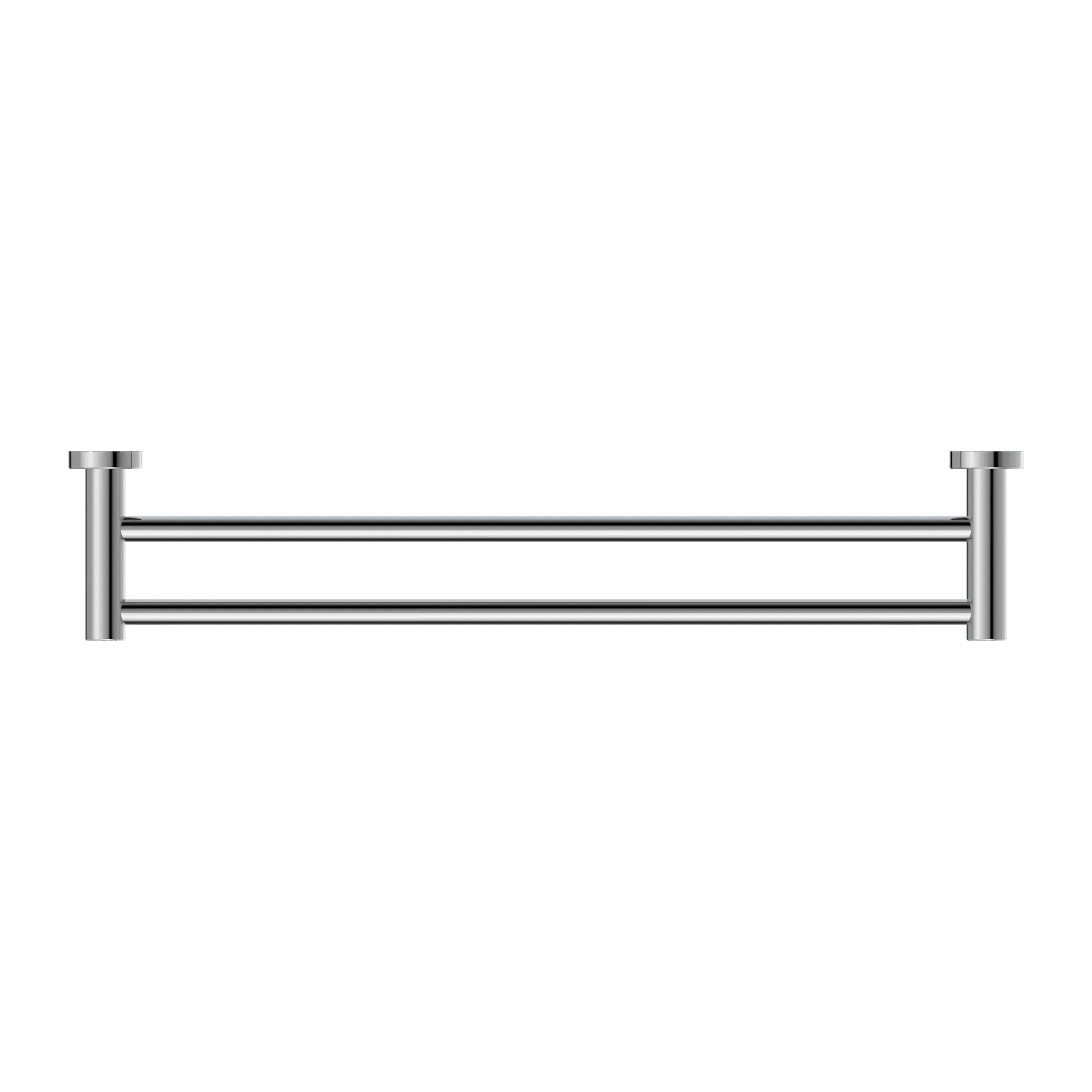 NERO CLASSIC DOUBLE TOWEL RAIL 600MM CHROME - Ideal Bathroom CentreNR2024dCH