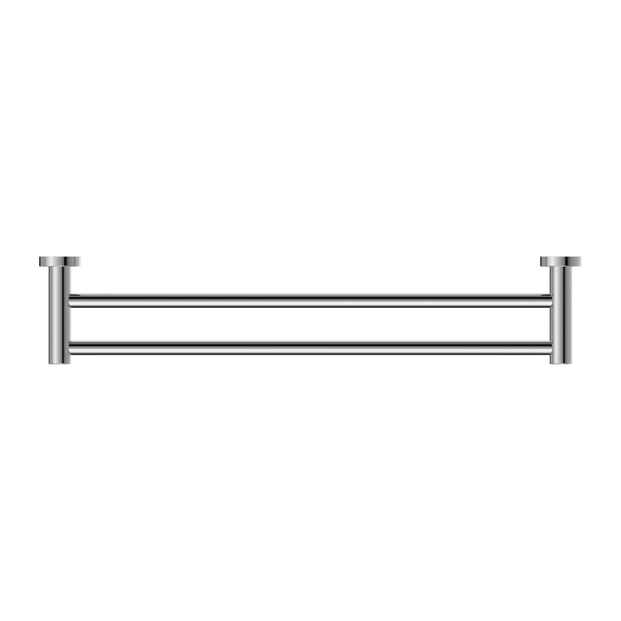 NERO CLASSIC DOUBLE TOWEL RAIL 600MM CHROME - Ideal Bathroom CentreNR2024dCH