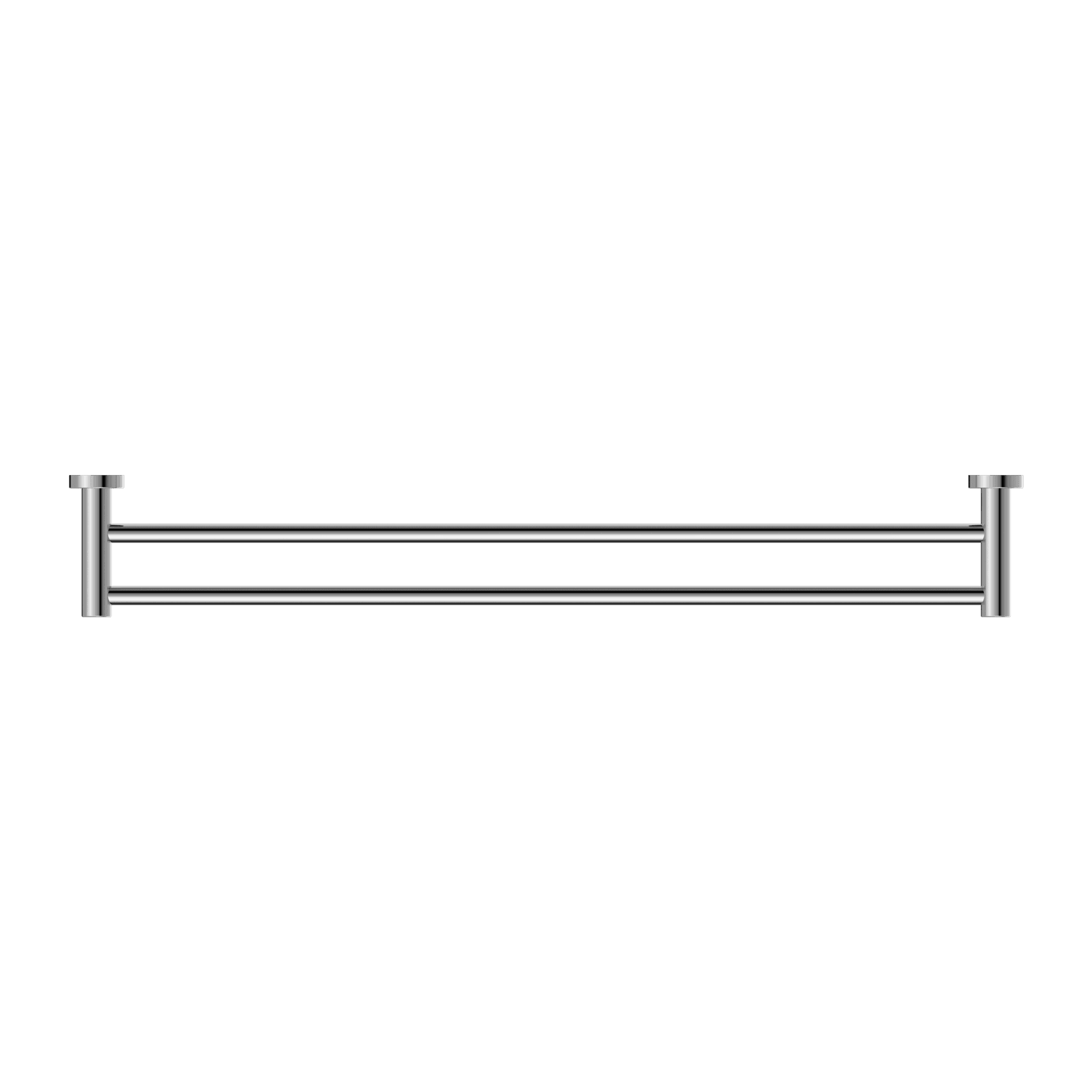 NERO CLASSIC DOUBLE TOWEL RAIL 800MM CHROME - Ideal Bathroom CentreNR2030dCH