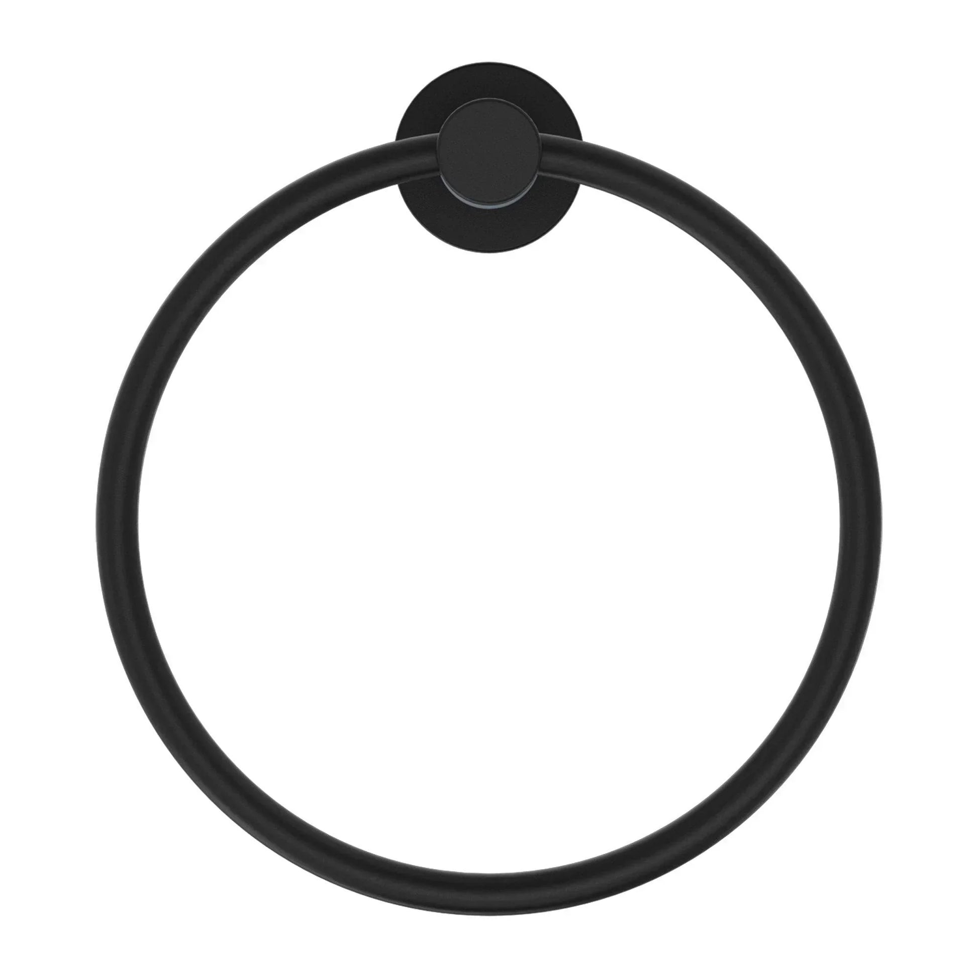 NERO CLASSIC HAND TOWEL RING MATTE BLACK - Ideal Bathroom CentreNR2080MB