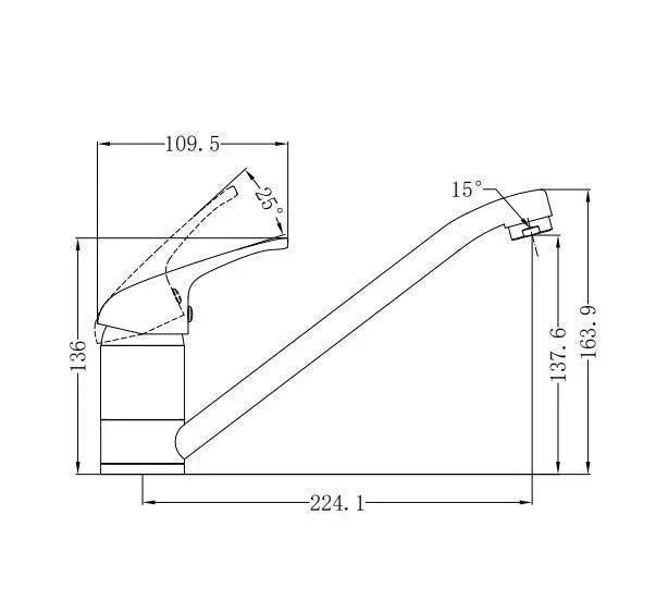 NERO CLASSIC SINK MIXER CHROME - Ideal Bathroom CentreNR110007CH