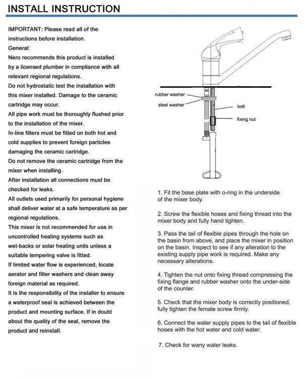 NERO CLASSIC SWIVEL BASIN MIXER (100MM SPOUT) CHROME - Ideal Bathroom CentreNR110007100CH