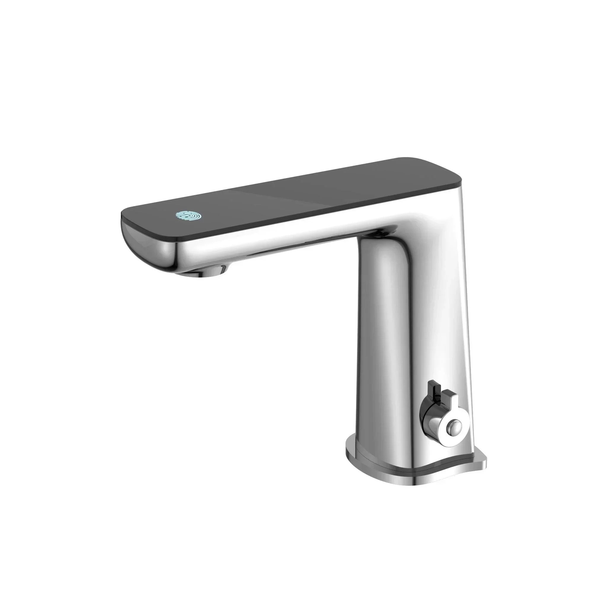NERO CLAUDIA SENSOR MIXER WITH BLACK TOP DISPLAY CHROME - Ideal Bathroom CentreNR222101CH