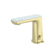 NERO CLAUDIA SENSOR MIXER WITH WHITE TOP DISPLAY BRUSHED GOLD - Ideal Bathroom CentreNR222102BG