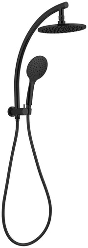 NERO DOLCE 2 IN 1 TWIN SHOWER MATTE BLACK - Ideal Bathroom CentreNR280705fMB