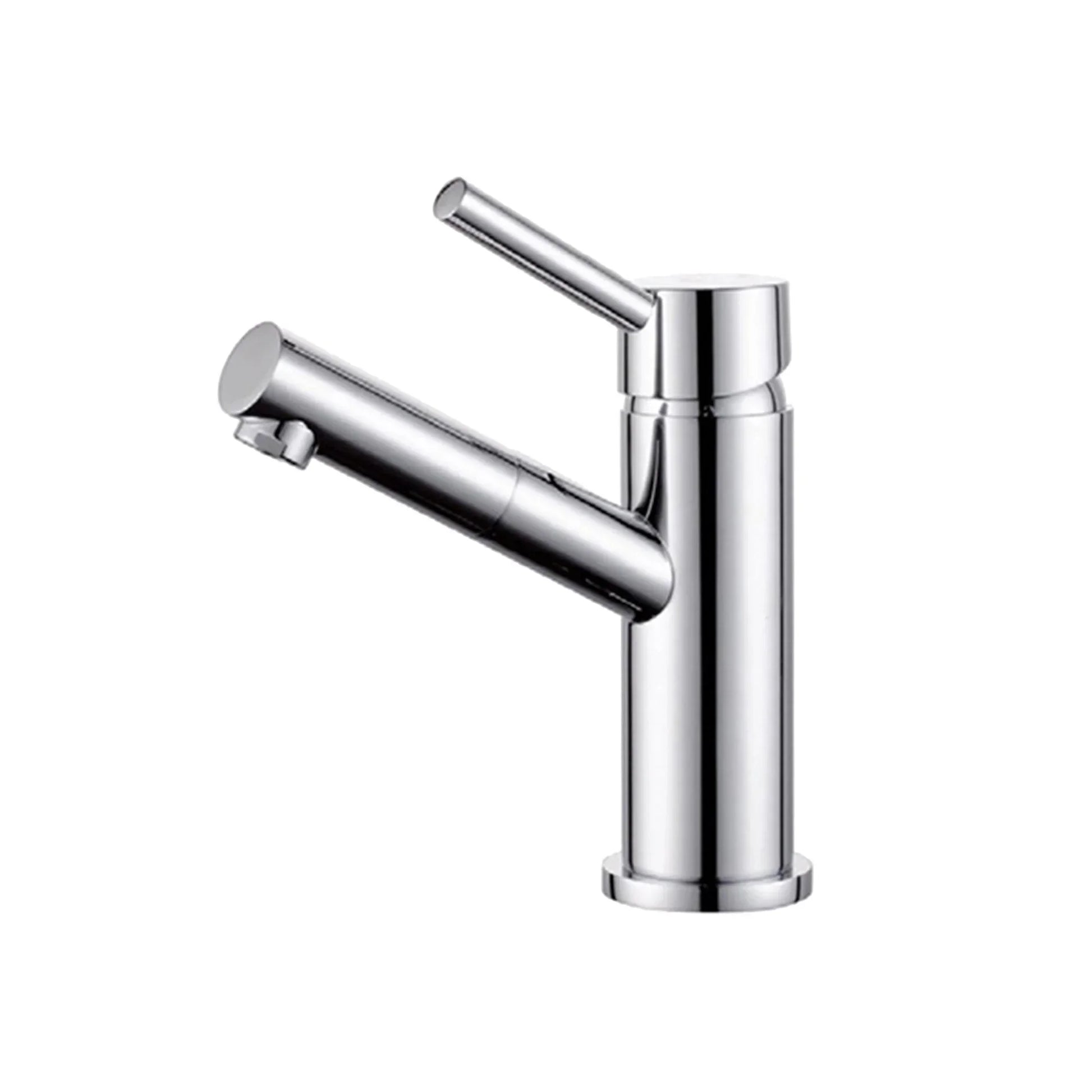 NERO DOLCE BASIN MIXER ANGEL SPOUT CHROME - Ideal Bathroom CentreNR250801CH