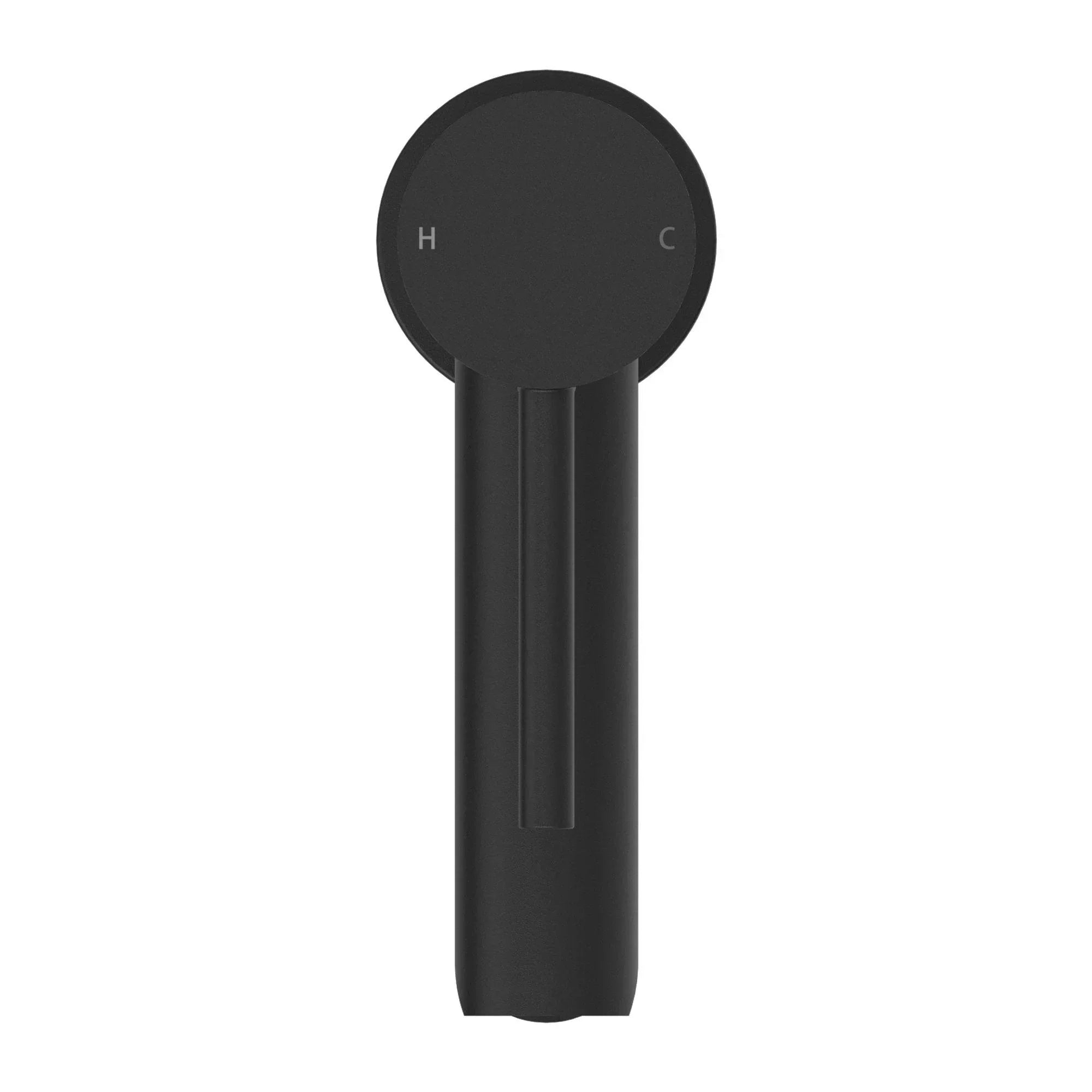 NERO DOLCE BASIN MIXER STRAIGH SPOUT MATTE BLACK - Ideal Bathroom CentreNR250802MB