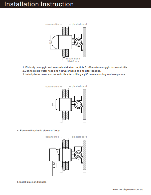 NERO DOLCE CARE SHOWER MIXER CHROME - Ideal Bathroom CentreNR250809dCH