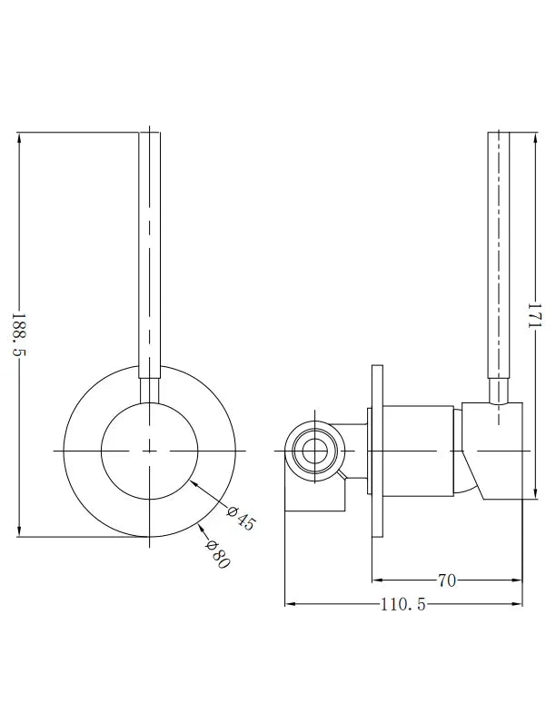 NERO DOLCE CARE SHOWER MIXER CHROME - Ideal Bathroom CentreNR250809dCH