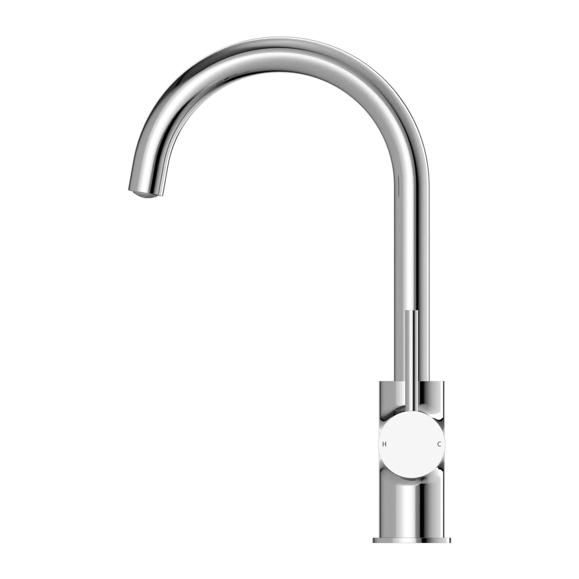 NERO DOLCE KITCHEN MIXER GOOSENECK CHROME - Ideal Bathroom CentreNR250807CH