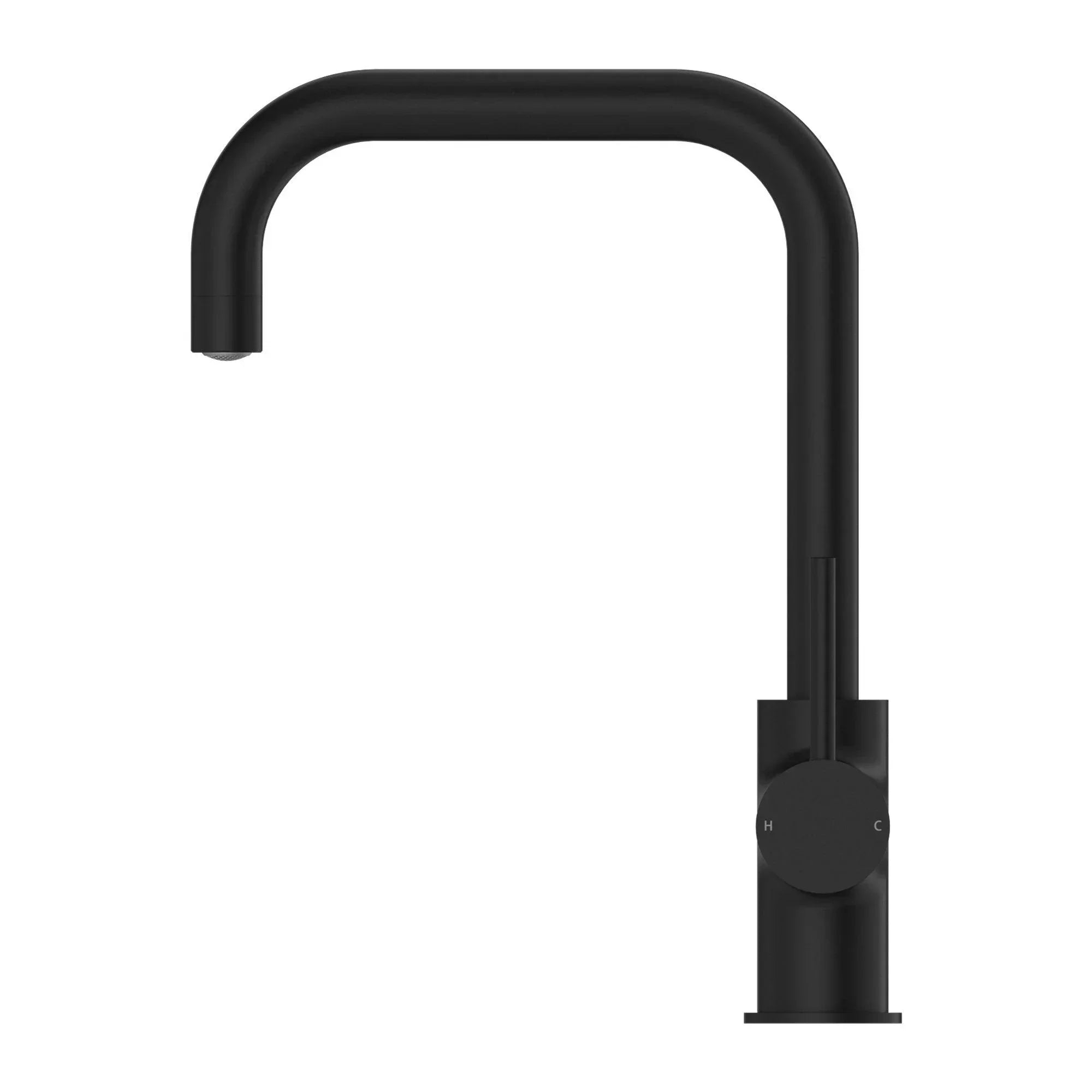 NERO DOLCE KITCHEN MIXER SQUARE SHAPE MATTE BLACK - Ideal Bathroom CentreNR250806MB