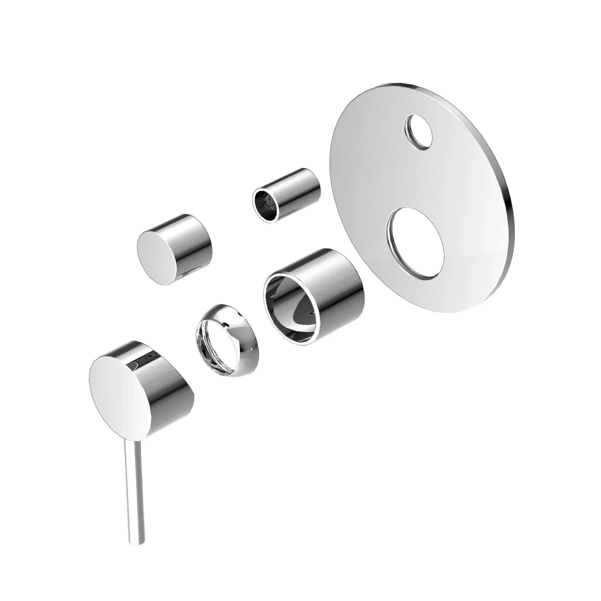 NERO DOLCE SHOWER MIXER WITH DIVERTOR TRIM KITS ONLY CHROME - Ideal Bathroom CentreNR250811ATCH