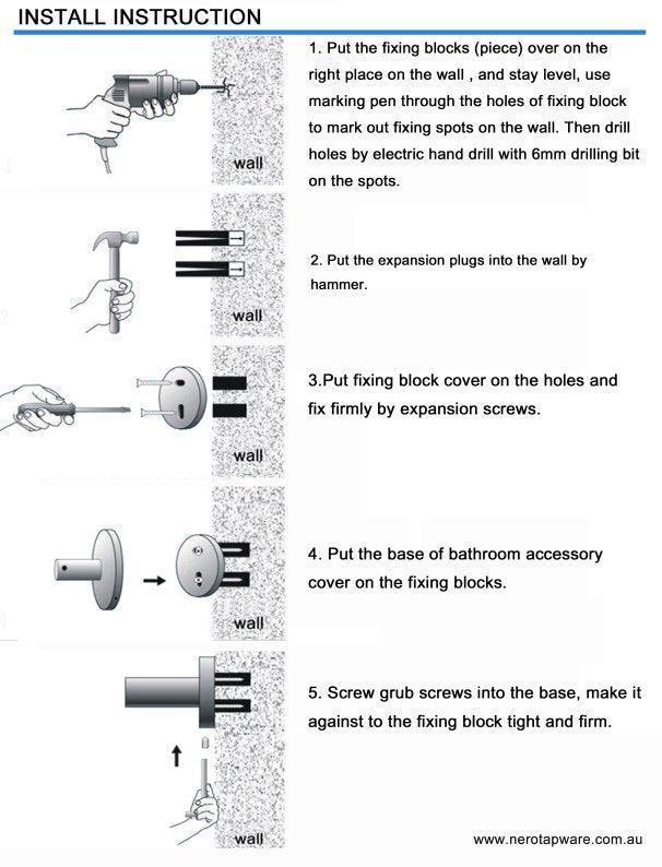 NERO DOLCE TOILET ROLL HOLDER CHROME - Ideal Bathroom CentreNR3686wCH