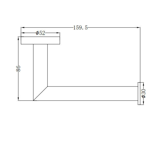 NERO DOLCE TOILET ROLL HOLDER MATTE BLACK - Ideal Bathroom CentreNR3686wMB