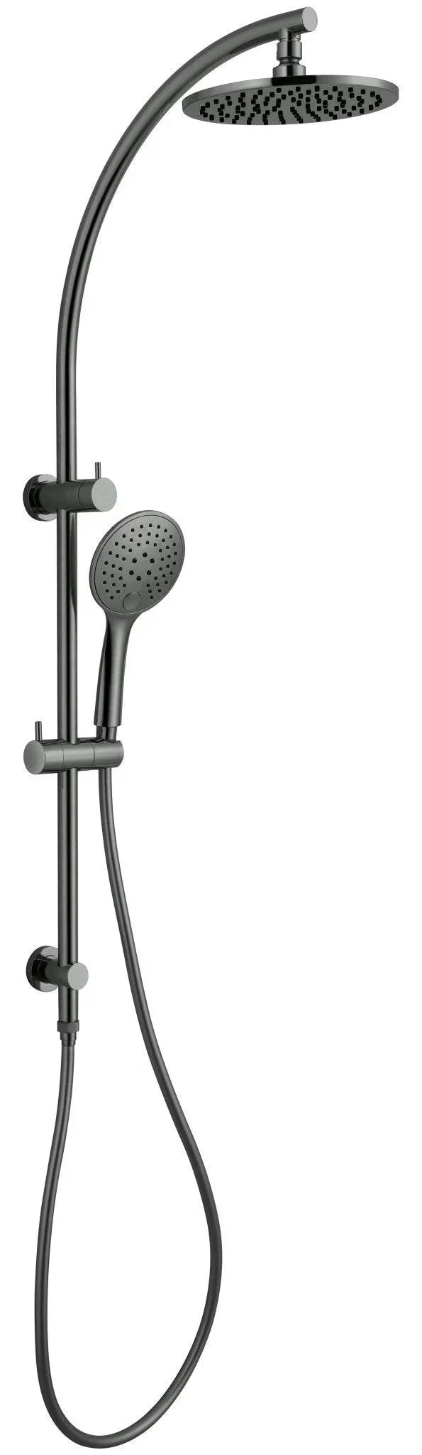 NERO DOLCE TWIN SHOWER GUN METAL - Ideal Bathroom CentreNR280705eGM