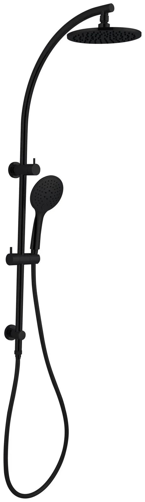 NERO DOLCE TWIN SHOWER MATTE BLACK - Ideal Bathroom CentreNR280705eMB