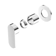 NERO ECCO SHOWER MIXER 80MM ROUND PLATE TRIM KITS ONLY CHROME - Ideal Bathroom CentreNR301311DTCH