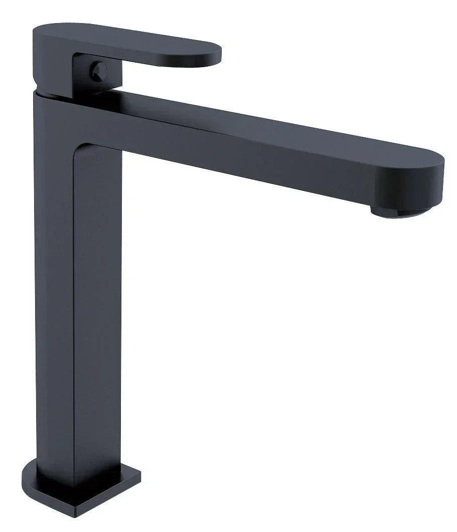NERO ECCO TALL BASIN MIXER MATTE BLACK - Ideal Bathroom CentreNR301301aMB