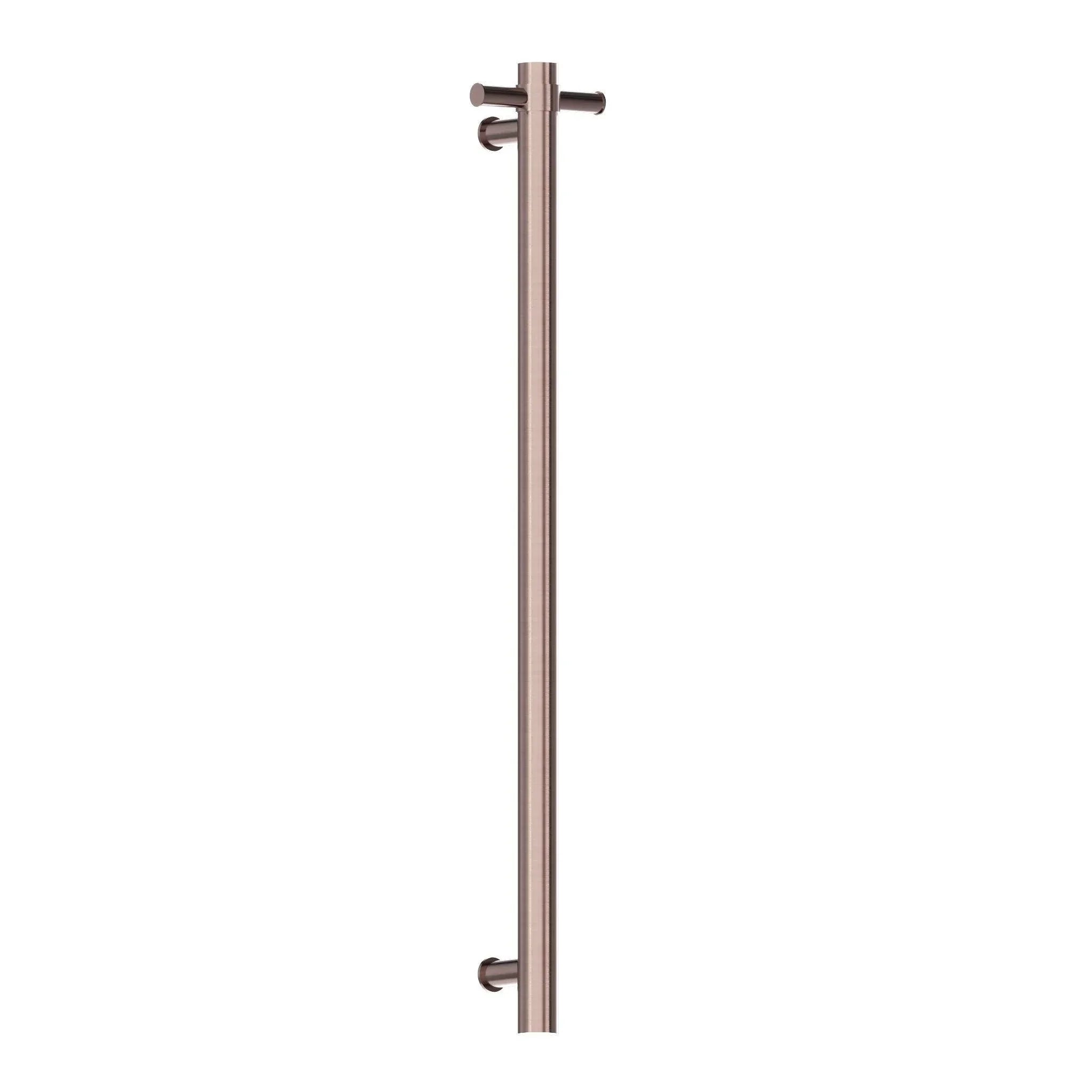 NERO HEATED VERTICAL TOWEL RAIL BRUSHED BRONZE - Ideal Bathroom CentreNRV900HBZ