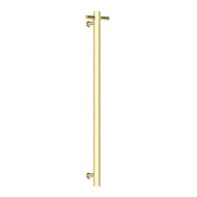 NERO HEATED VERTICAL TOWEL RAIL BRUSHED GOLD - Ideal Bathroom CentreNRV900HBG