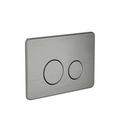 NERO IN WALL TOILET PUSH PLATE GRAPHITE - Ideal Bathroom CentreNRPL001GR