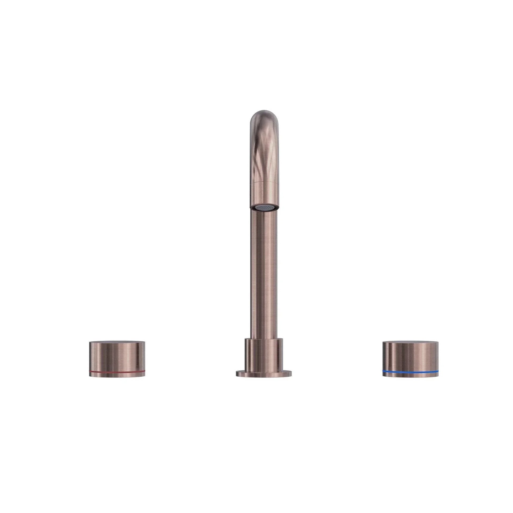 NERO KARA BASIN SET BRUSHED BRONZE - Ideal Bathroom CentreNR211701BZ