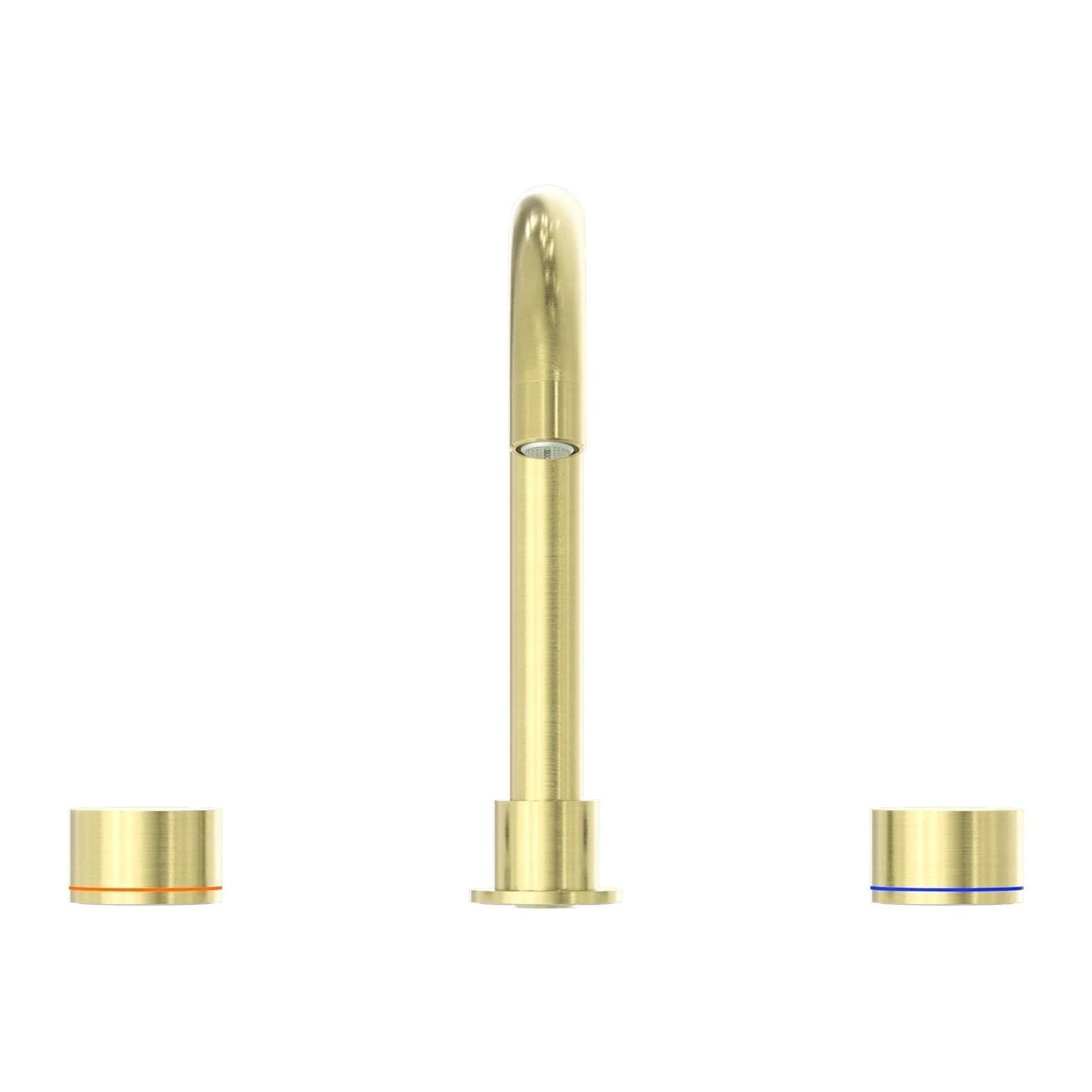 NERO KARA BASIN SET BRUSHED GOLD - Ideal Bathroom CentreNR211701BG