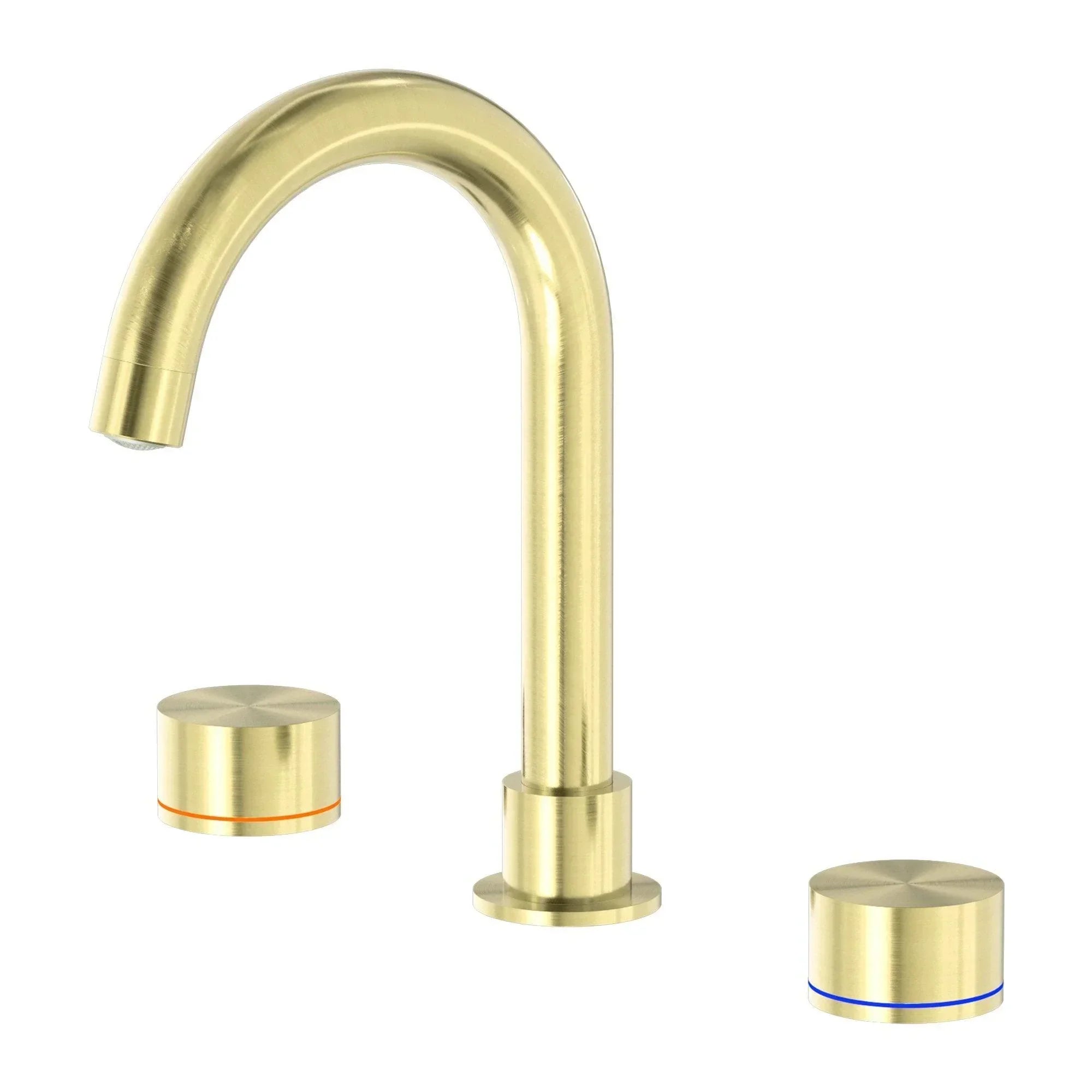 NERO KARA BASIN SET BRUSHED GOLD - Ideal Bathroom CentreNR211701BG