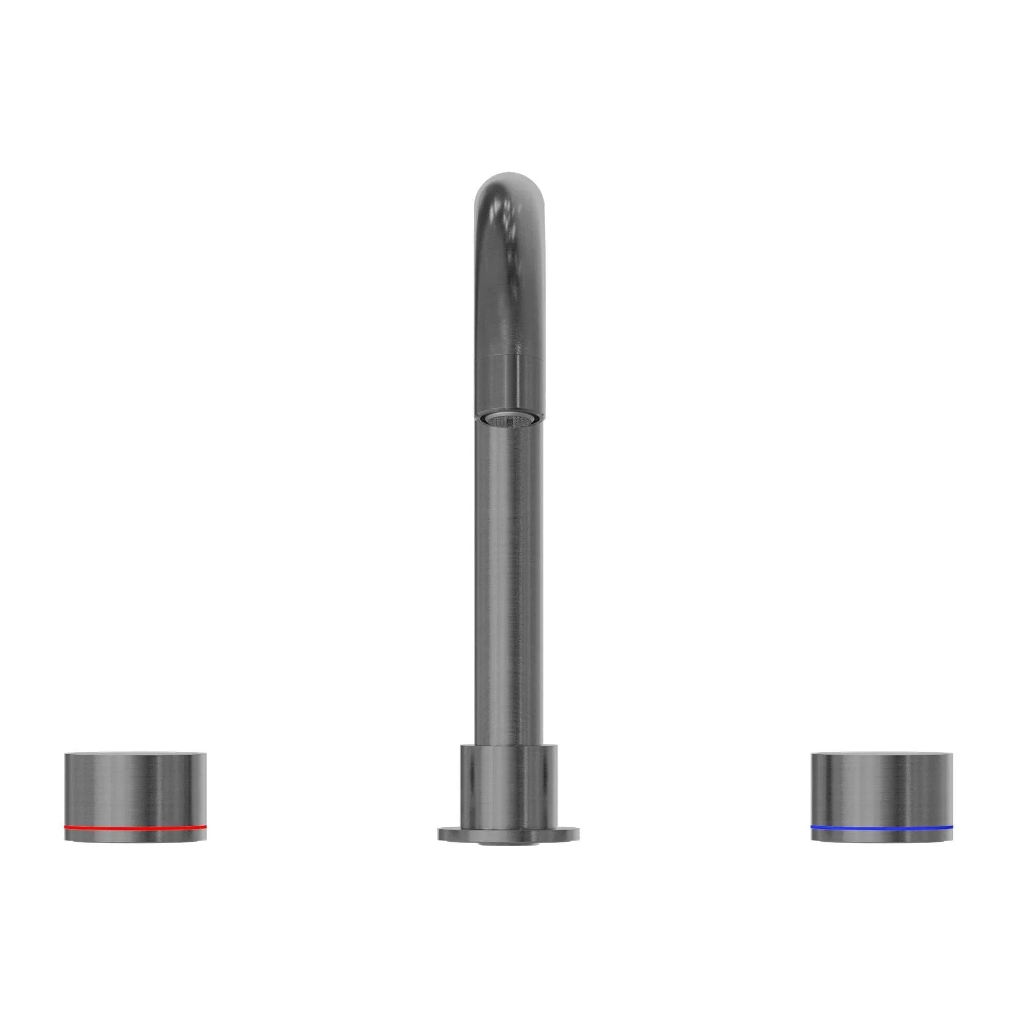 NERO KARA BASIN SET GUN METAL - Ideal Bathroom CentreNR211701GM