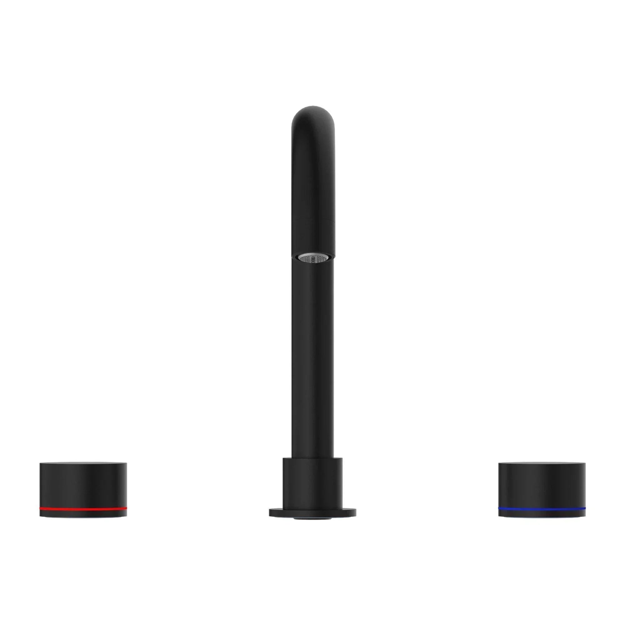 NERO KARA BASIN SET MATTE BLACK - Ideal Bathroom CentreNR211701MB