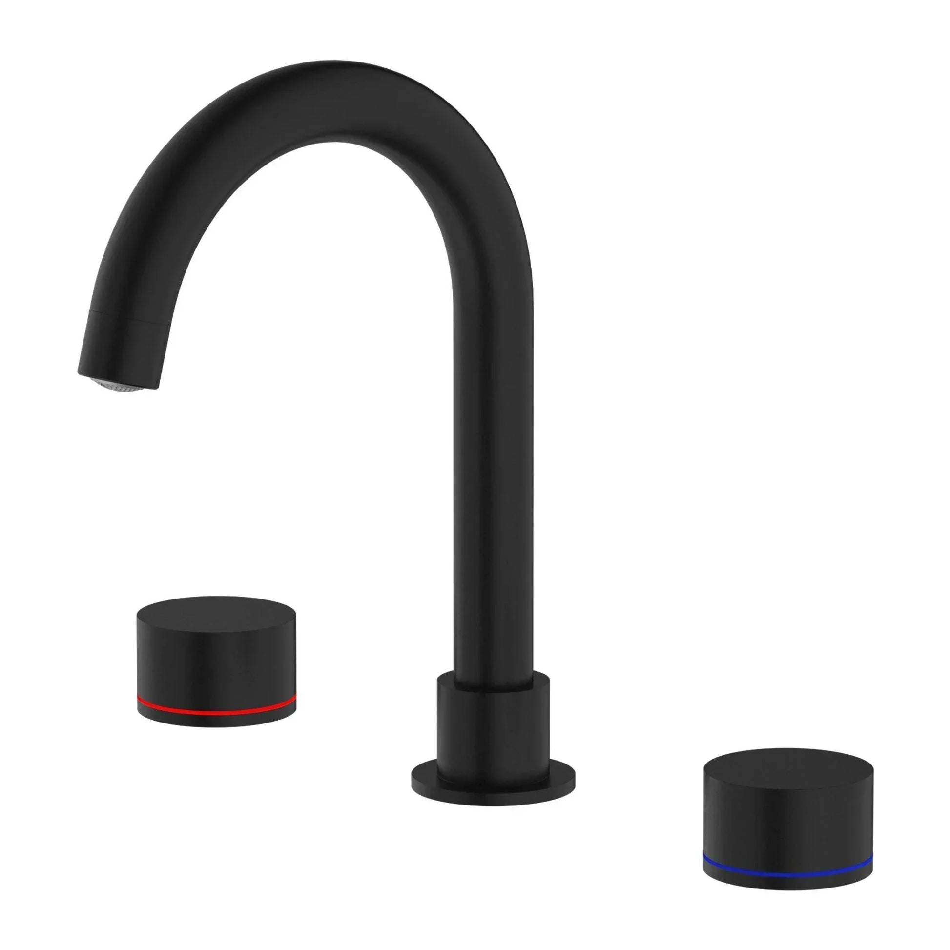 NERO KARA BASIN SET MATTE BLACK - Ideal Bathroom CentreNR211701MB