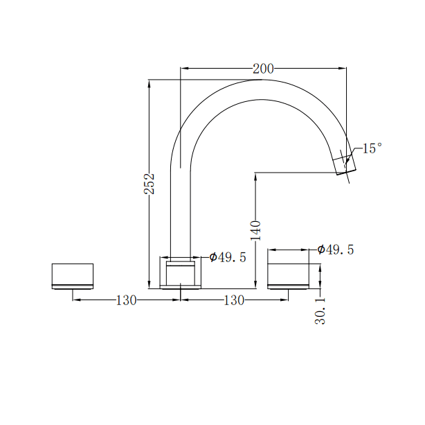 NERO KARA BATH SET BRUSHED NICKEL - Ideal Bathroom CentreNR211703BN