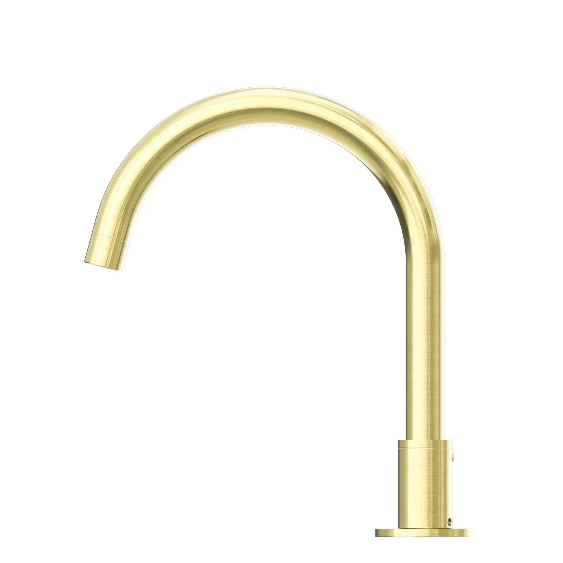 NERO KARA HOB MOUNT BATH SPOUT ONLY G1/2 FEMALE INLET BRUSHED GOLD - Ideal Bathroom CentreNR211703bBG