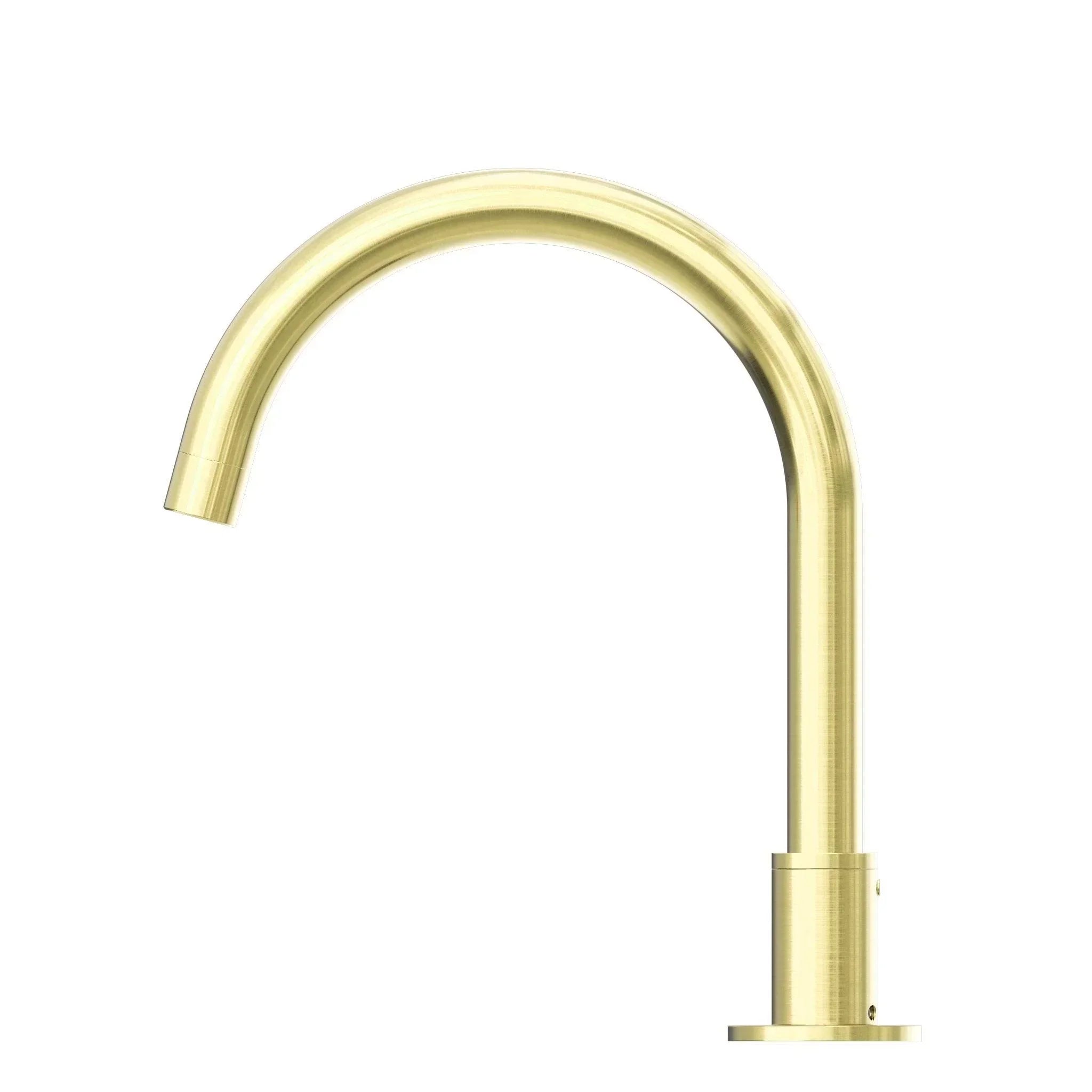 NERO KARA HOB MOUNT BATH SPOUT ONLY G1/2 FEMALE INLET BRUSHED GOLD - Ideal Bathroom CentreNR211703bBG