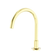 NERO KARA HOB MOUNT BATH SPOUT ONLY G1/2 FEMALE INLET BRUSHED GOLD - Ideal Bathroom CentreNR211703bBG