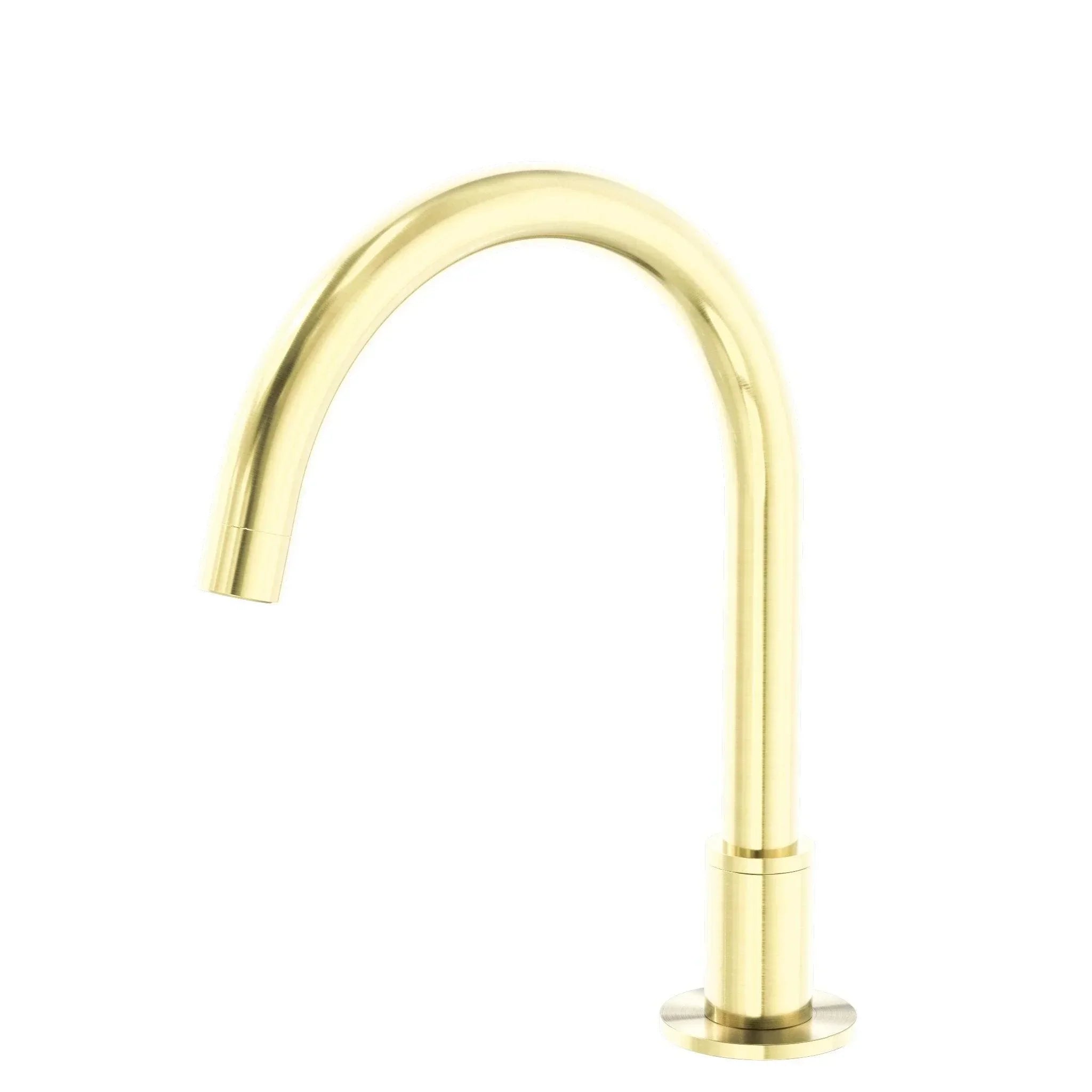 NERO KARA HOB MOUNT BATH SPOUT ONLY G1/2 FEMALE INLET BRUSHED GOLD - Ideal Bathroom CentreNR211703bBG