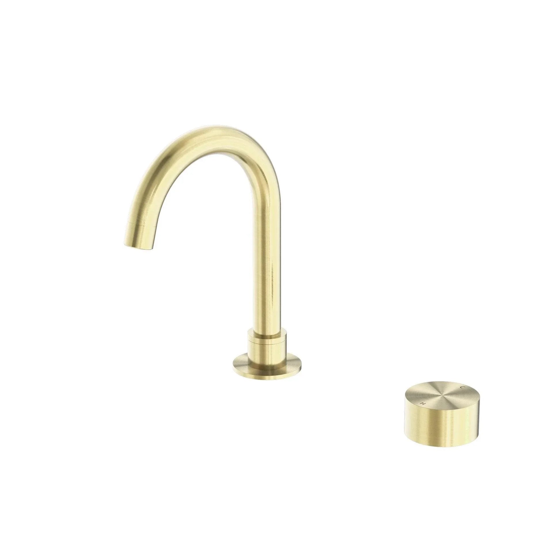 NERO KARA PROGRESSIVE BASIN SET BRUSHED GOLD - Ideal Bathroom CentreNR271901BG
