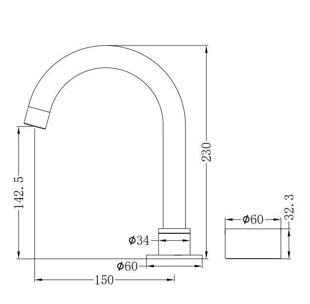 NERO KARA PROGRESSIVE BASIN SET MATTE BLACK - Ideal Bathroom CentreNR271901MB
