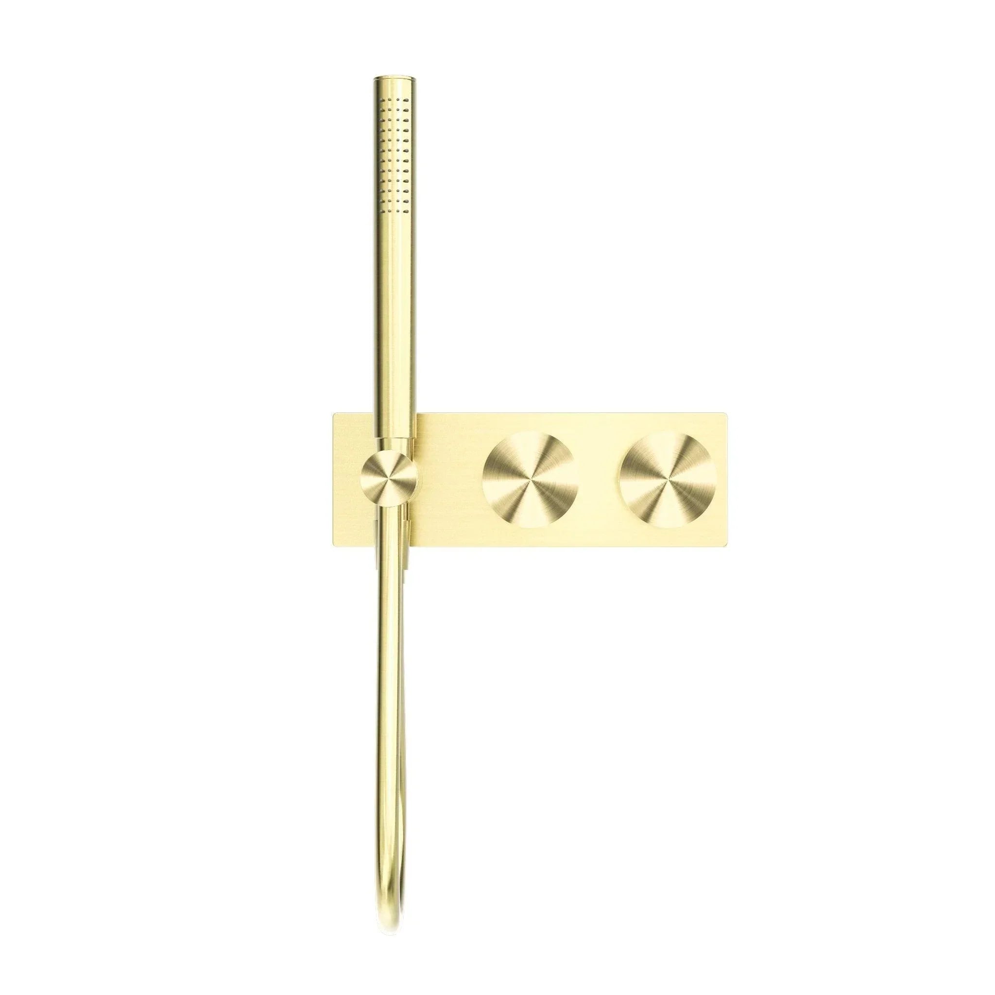NERO KARA PROGRESSIVE SHOWER SYSTEM BRUSHED GOLD - Ideal Bathroom CentreNR271903cBG