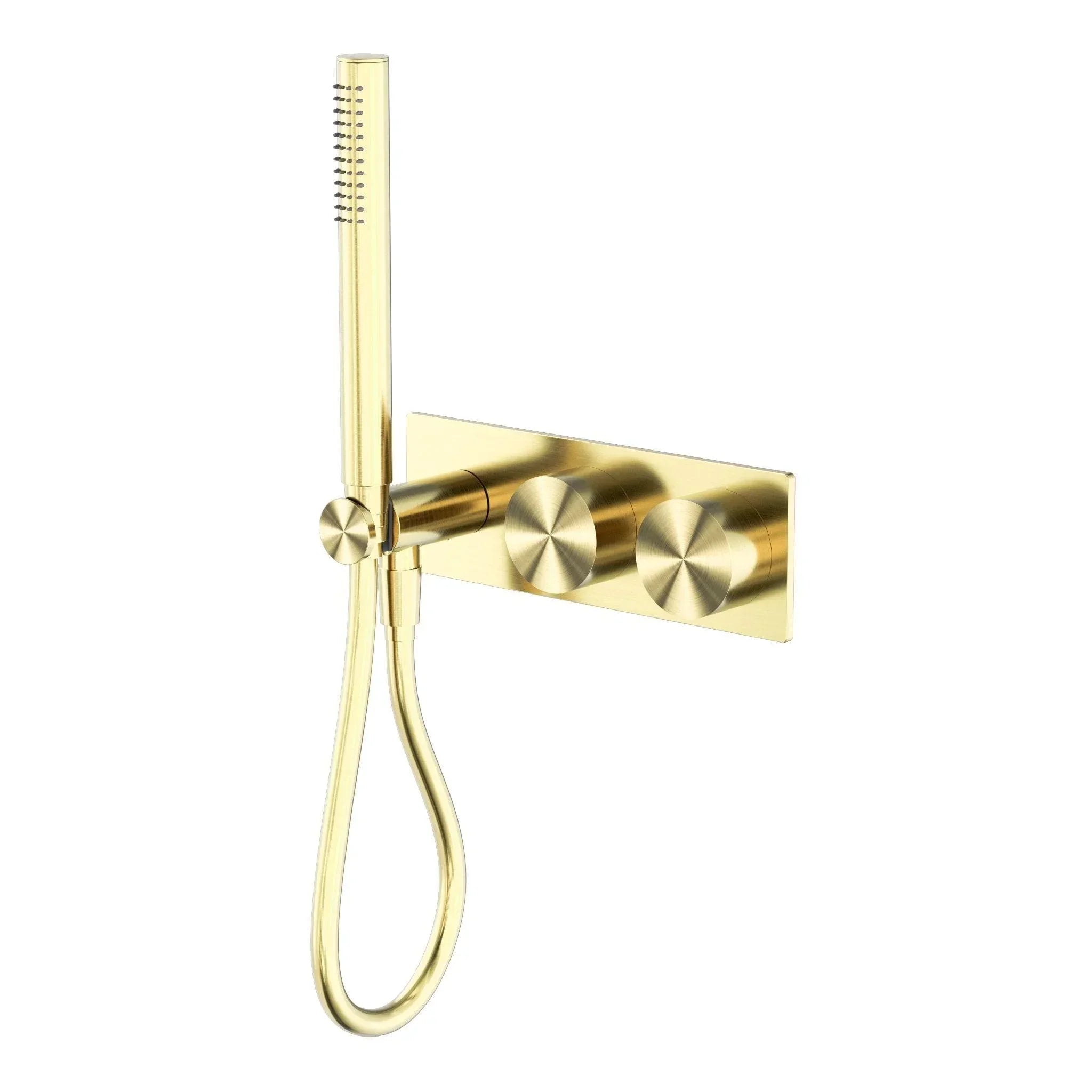NERO KARA PROGRESSIVE SHOWER SYSTEM BRUSHED GOLD - Ideal Bathroom CentreNR271903cBG