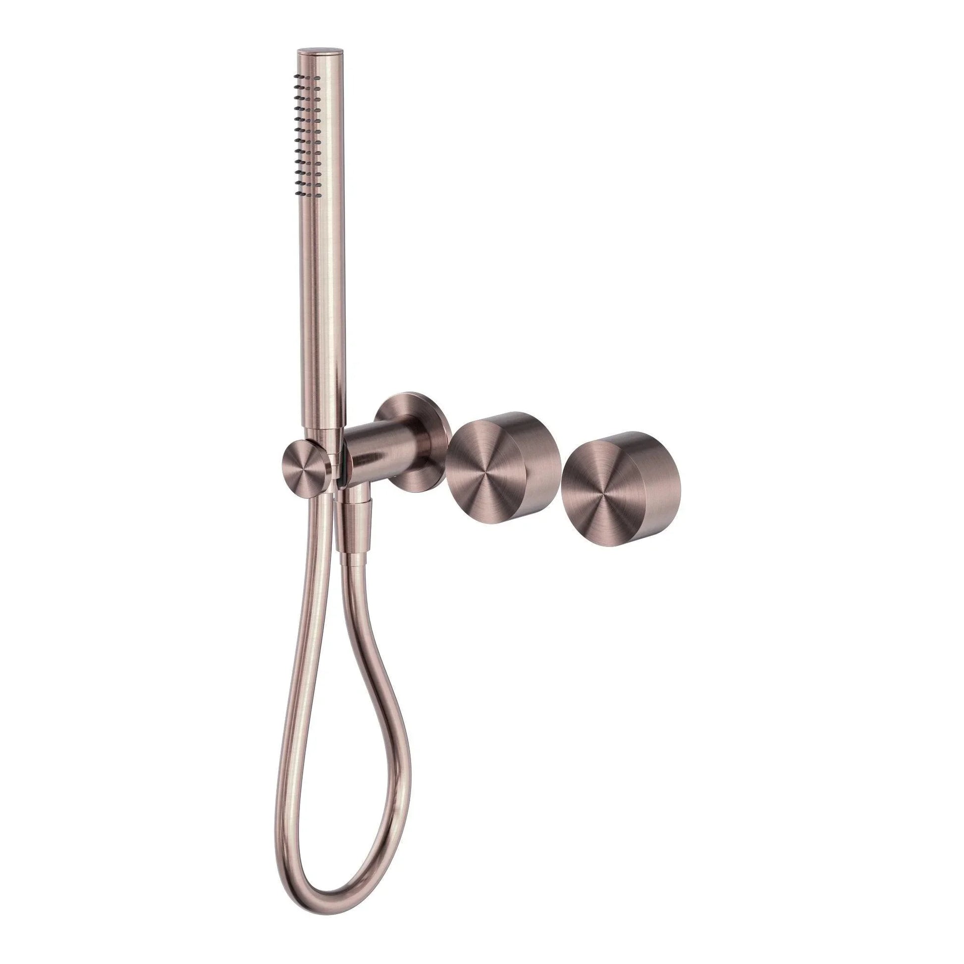 NERO KARA PROGRESSIVE SHOWER SYSTEM SEPARATE PLATE BRUSHED BRONZE - Ideal Bathroom CentreNR271903dBZ