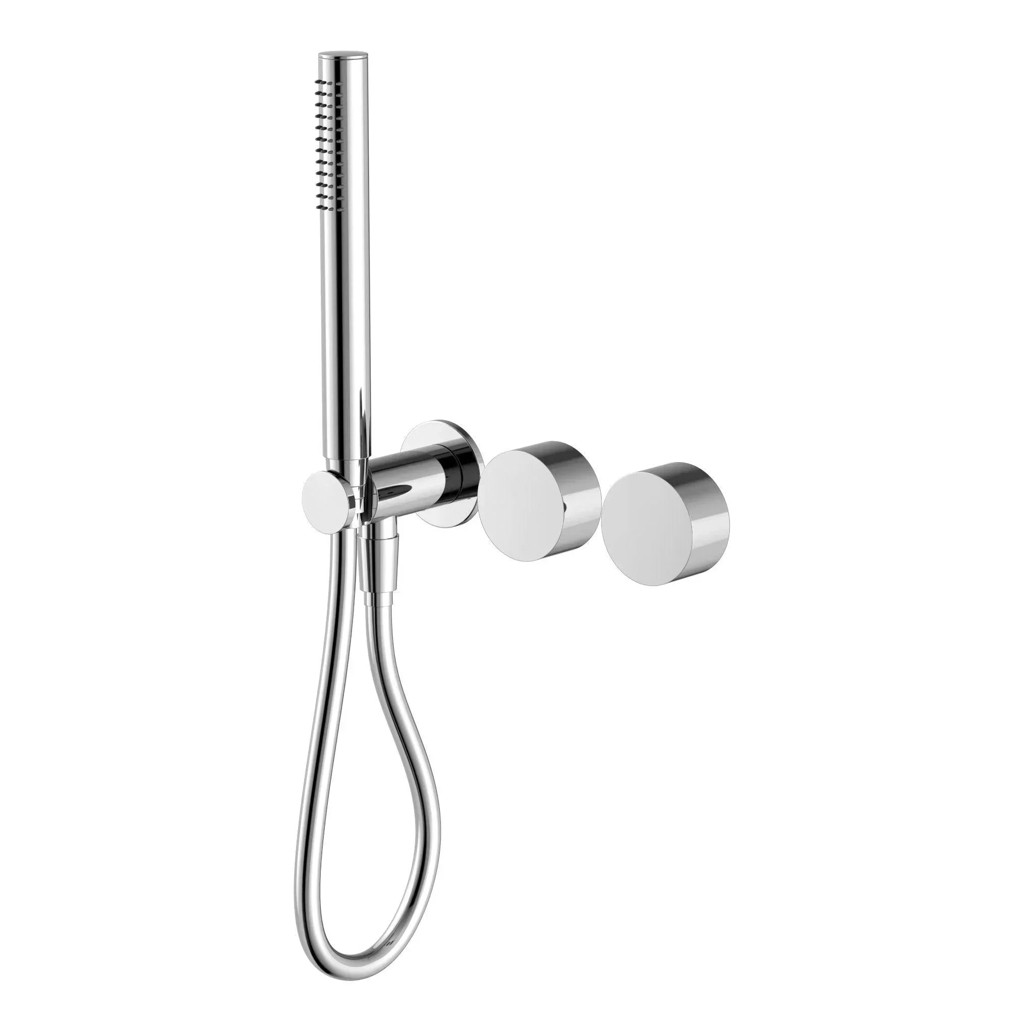 NERO KARA PROGRESSIVE SHOWER SYSTEM SEPARATE PLATE CHROME - Ideal Bathroom CentreNR271903dCH
