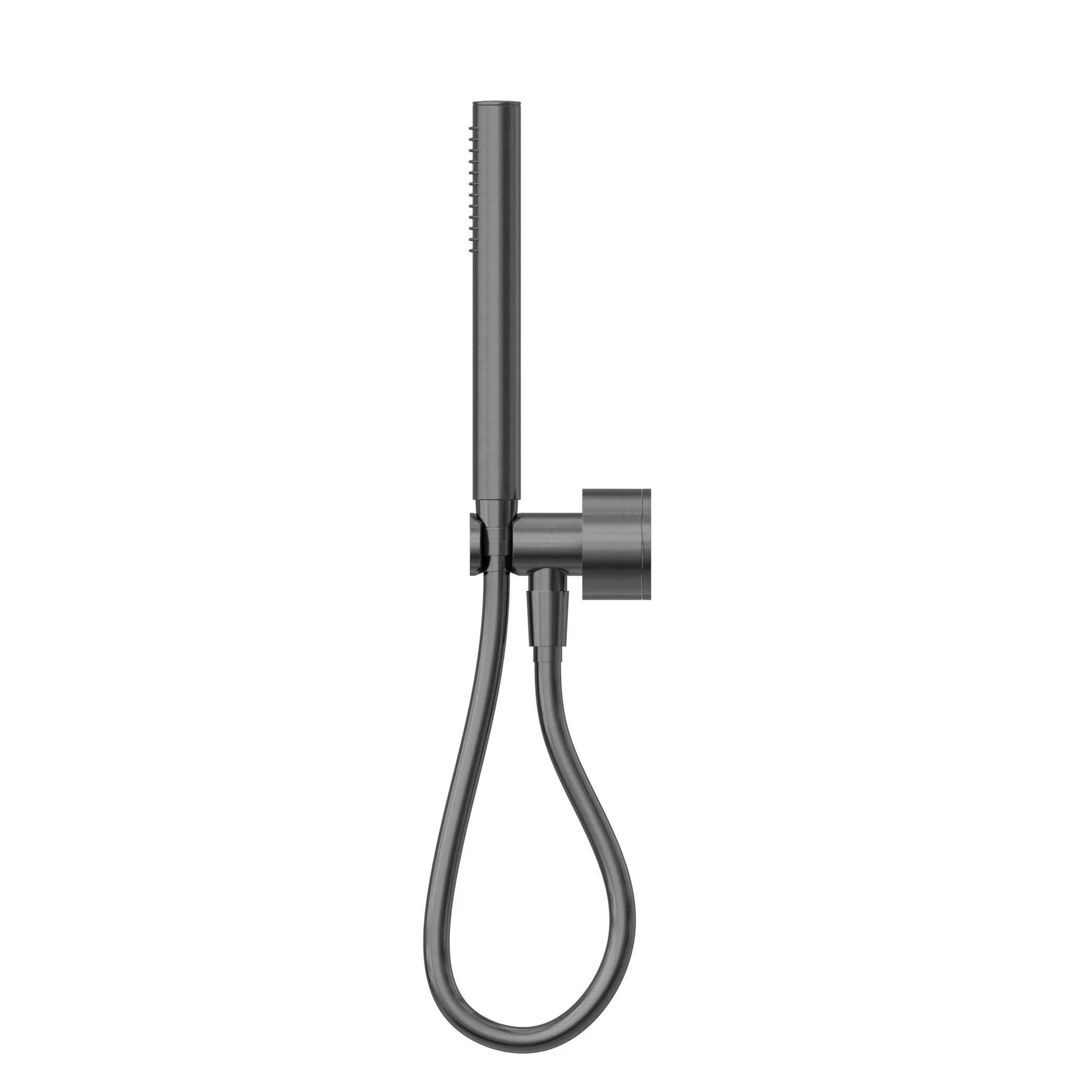 NERO KARA PROGRESSIVE SHOWER SYSTEM SEPARATE PLATE GUN METAL - Ideal Bathroom CentreNR271903dGM