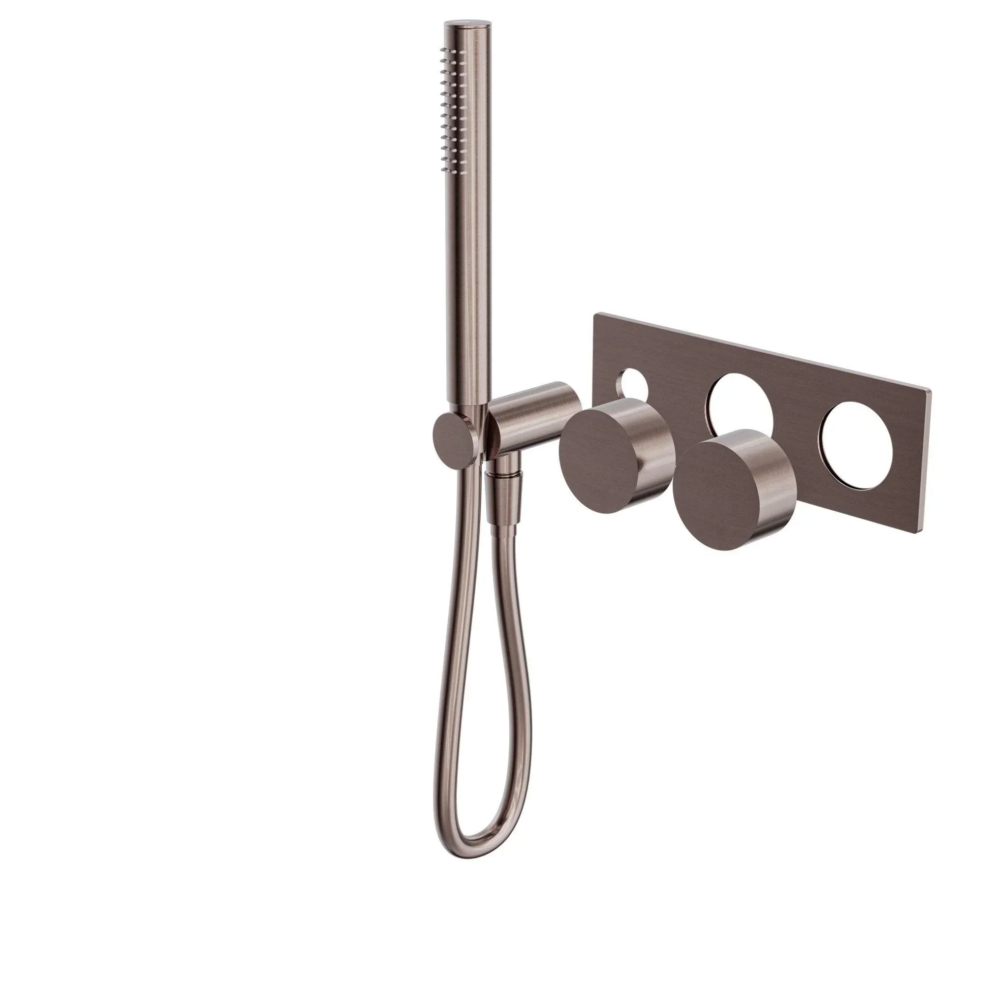 NERO KARA PROGRESSIVE SHOWER SYSTEM TRIM KITS ONLY BRUSHED BRONZE - Ideal Bathroom CentreNR271903ctBZ