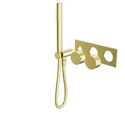 NERO KARA PROGRESSIVE SHOWER SYSTEM TRIM KITS ONLY BRUSHED GOLD - Ideal Bathroom CentreNR271903ctBG