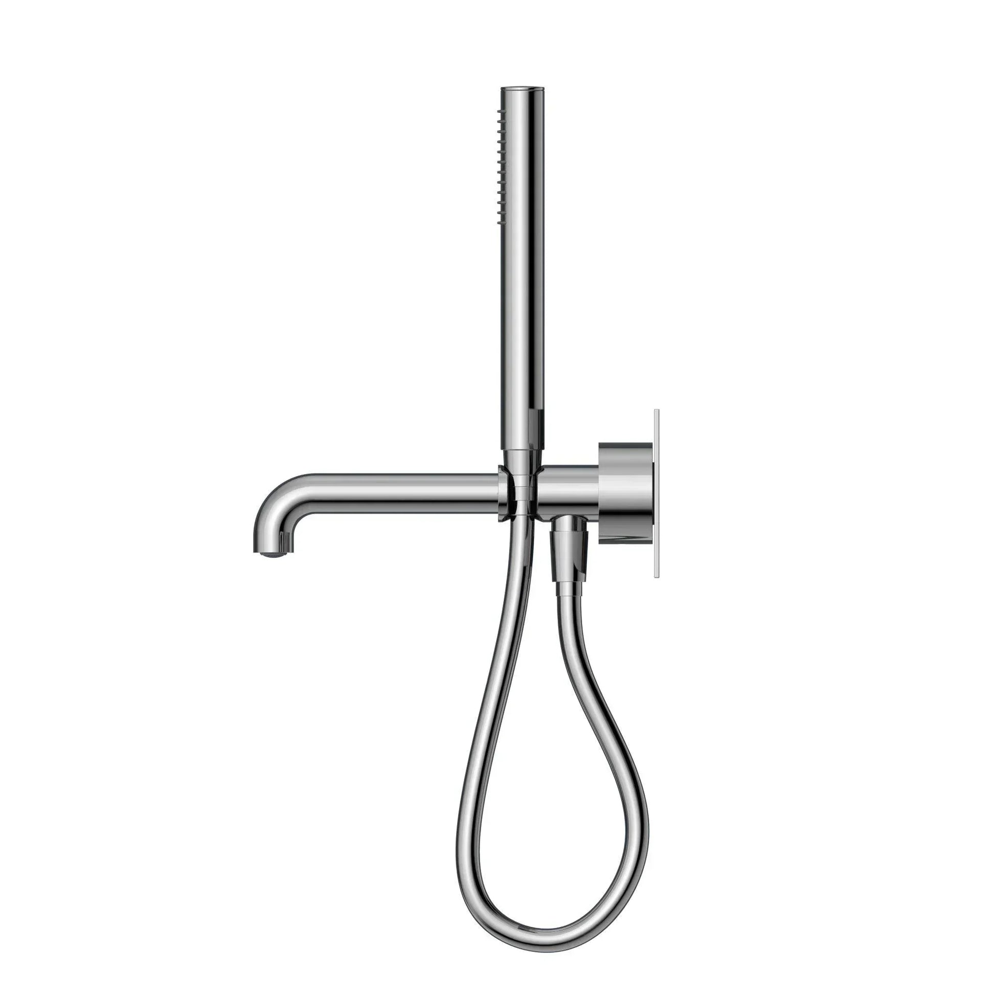 NERO KARA PROGRESSIVE SHOWER SYSTEM WITH SPOUT 230MM CHROME - Ideal Bathroom CentreNR271903a230CH