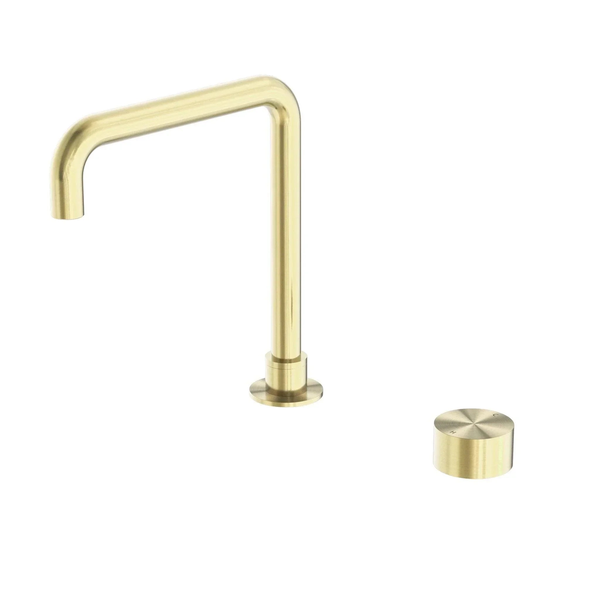 NERO KARA PROGRESSIVE TALL BASIN SET BRUSHED GOLD - Ideal Bathroom CentreNR271901aBG