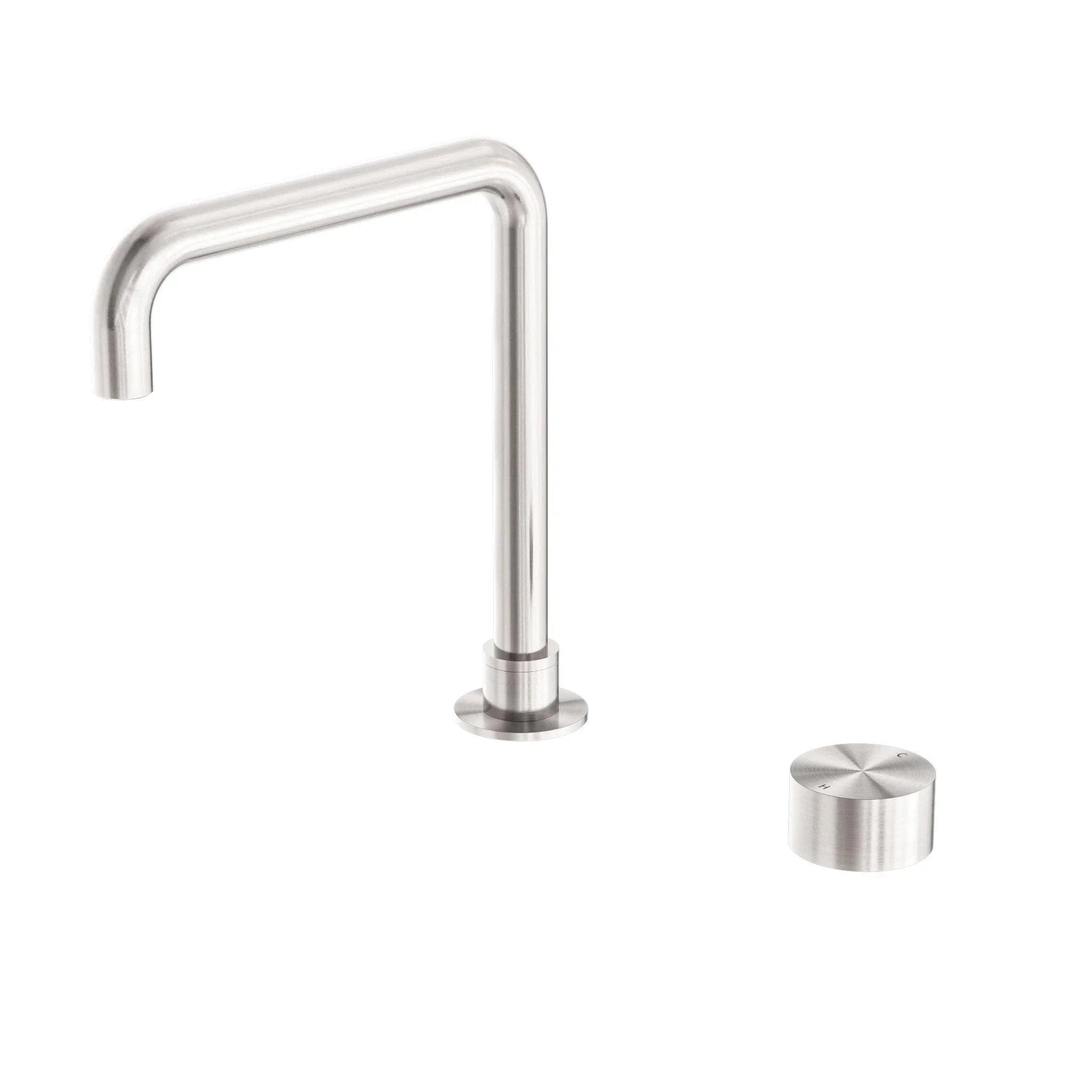 NERO KARA PROGRESSIVE TALL BASIN SET BRUSHED NICKEL - Ideal Bathroom CentreNR271901aBN