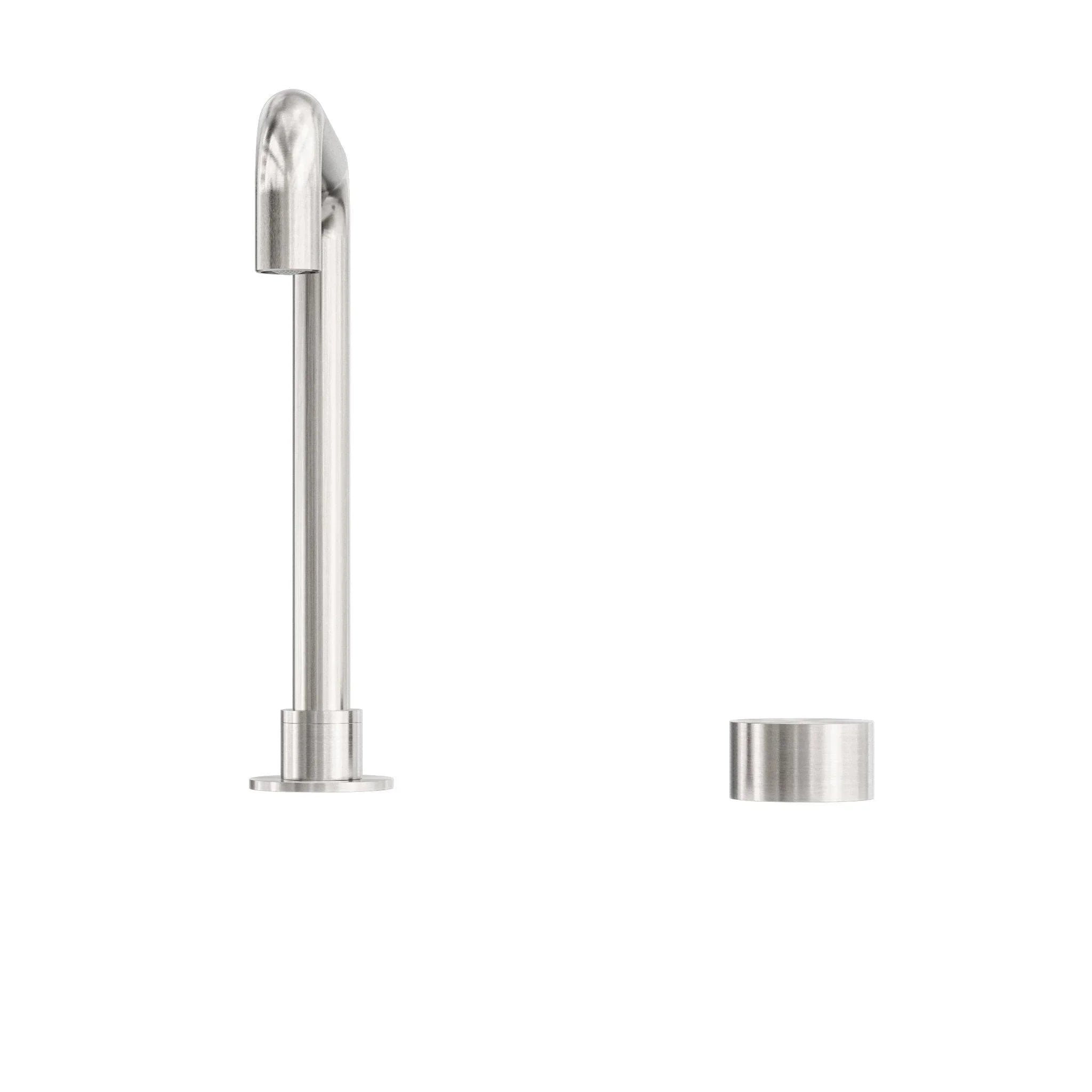 NERO KARA PROGRESSIVE TALL BASIN SET BRUSHED NICKEL - Ideal Bathroom CentreNR271901aBN