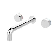 NERO KARA WALL BASIN SET 180MM CHROME - Ideal Bathroom CentreNR211707a180CH